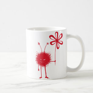 Taza De Café Insecto malvado de la flor
