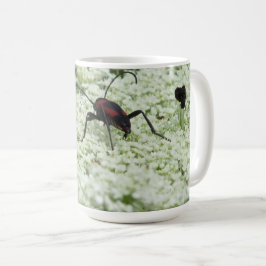 Taza De Café Insectos en la flor de los viejos