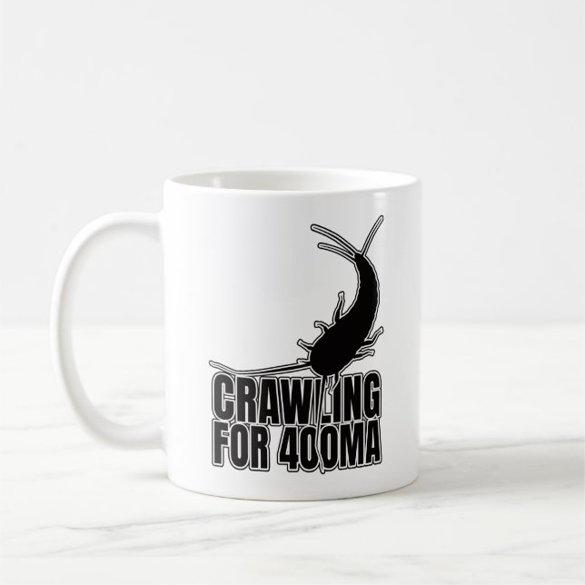 Taza De Café Insectos primitivos silverfish - Geek de la Entomo (Izquierda)