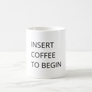 Taza De Café Insertar café para comenzar