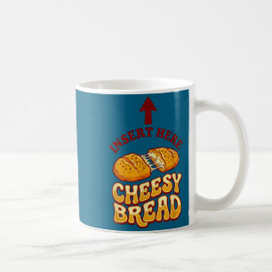 Taza De Café Insertar camiseta de pan con queso divertido amant