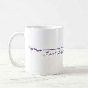 Taza De Café Insertar cita inspiradora aquí - Morado