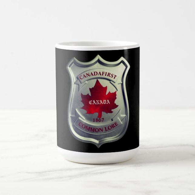 Taza De Café insignia canadafirst de common law (Centro)
