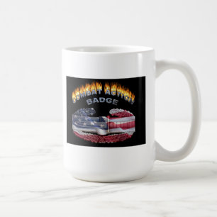 Taza De Café Insignia de acción de combate