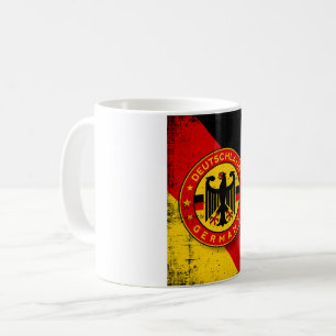 Taza De Café Insignia de Alemania, Deutschland