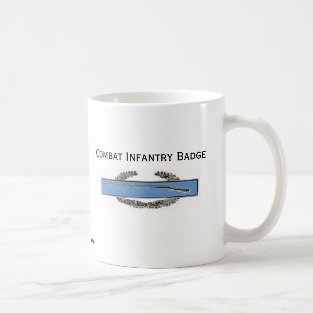 Taza De Café Insignia de infantería de combate (Derecha)