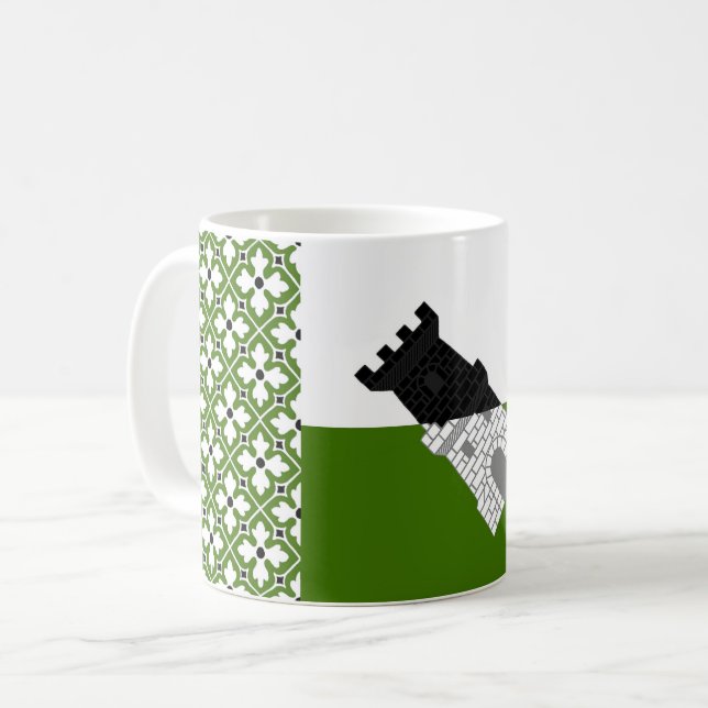 Taza De Café Insignia de la población de la zona pantanosa de l (Anverso izquierdo)