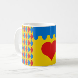 Taza De Café Insignia de la población del Shire de Coeur du Val