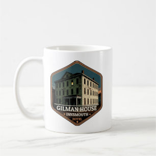 Taza De Café Insígnia de viaje vintage del hotel Gilman House I