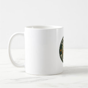 Taza De Café Insignia de Waxwing de Cedar