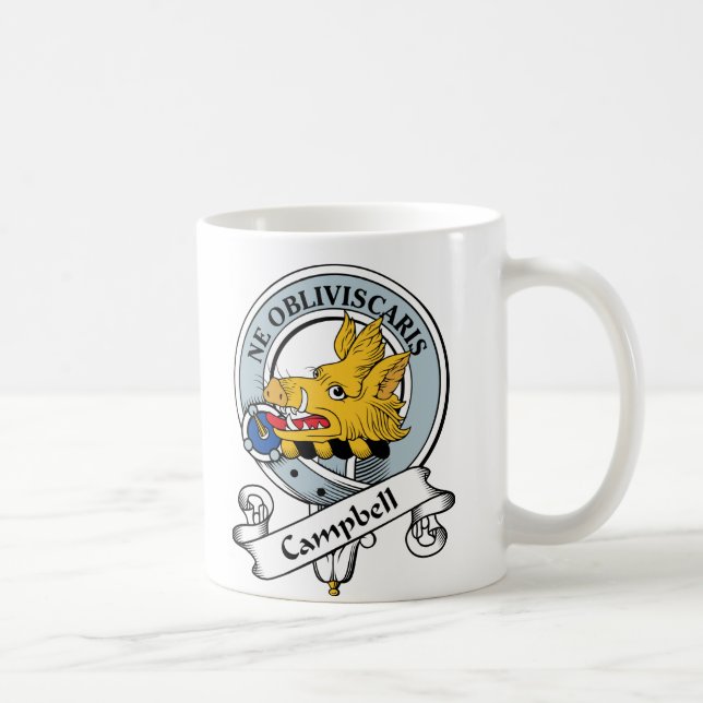 Taza De Café Insignia del clan de Campbell (Derecha)