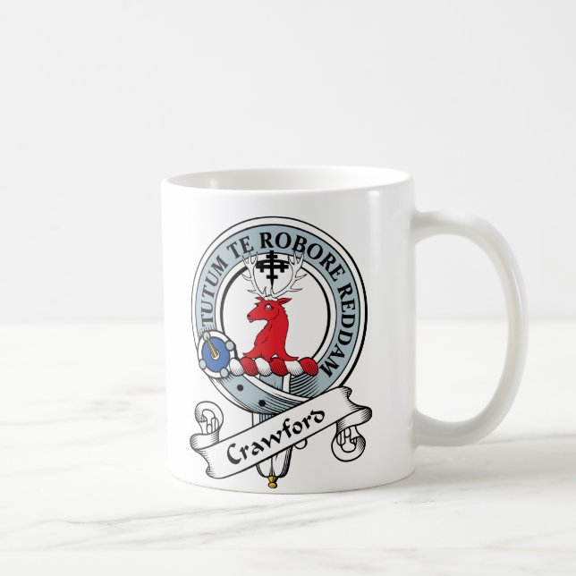 Taza De Café Insignia del clan de Crawford (Derecha)