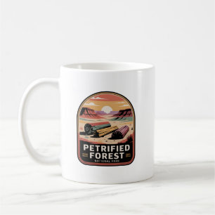 Taza De Café Insignia del Desierto del Parque Nacional Bosque P