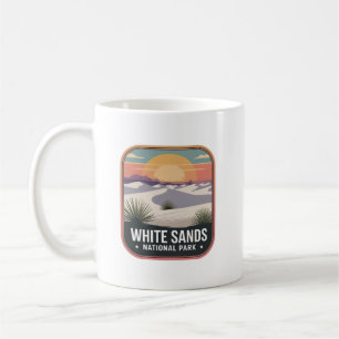 Taza De Café Insignia del desierto del Parque Nacional White Sa