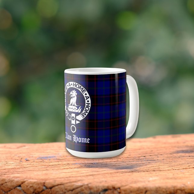 Taza De Café Insignia del Escudo del hogar de clan y Tartán (Subido por el creador)