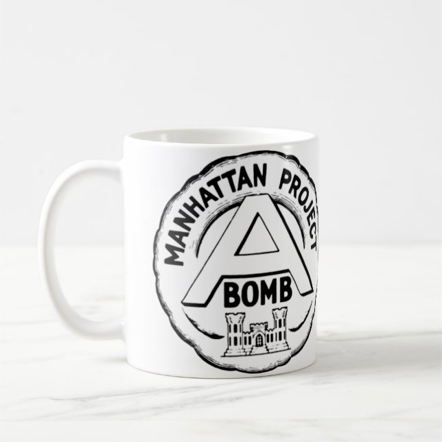 Taza De Café Insignia del proyecto de Manhattan (Izquierda)