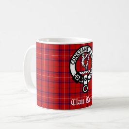 Taza De Café Insignia Escudo Rosa de clan y tartán