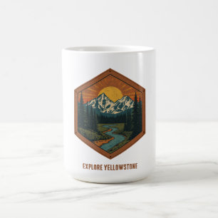 Taza De Café Insígnia Personalizada de Aventura en Montaña Vint