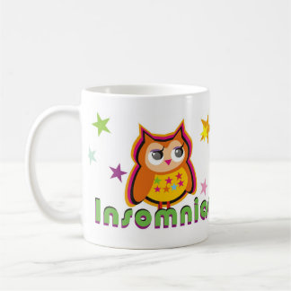 Taza de café insomne del búho