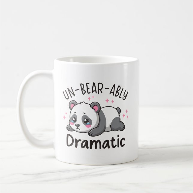 Taza De Café Insoportablemente dramático: diseño de castigo de  (Izquierda)