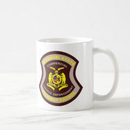 TAZA DE CAFÉ INSPECCIÓN DE VEHÍCULOS COMERCIALES MSHP