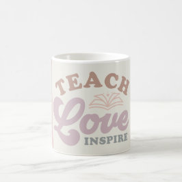Taza De Café Inspira amor de enseñanza