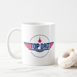 Taza De Café Inspiración del Top Dad Top Gun