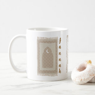 Taza De Café Inspiración en la alfombra de oración de Jannah
