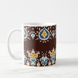 Taza De Café Inspiración Ikat: Elegancia Oriental