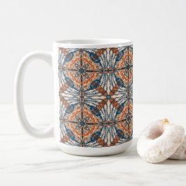 Taza De Café Inspiración turca: Armada texturizada y Terracota