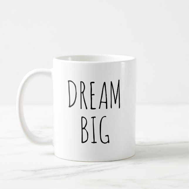 Taza De Café Inspirado en "Dream Big" RAE DUNN (Izquierda)