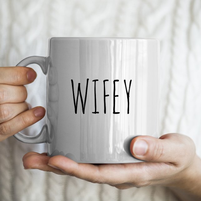 Taza De Café Inspirado en "Wifey" RAE DUNN (Subido por el creador)