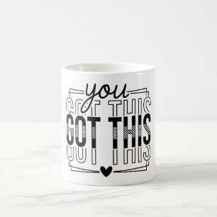 Taza De Café Inspirador Tú Puedes