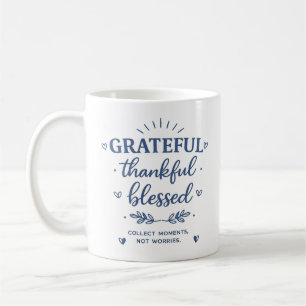Taza De Café Inspiradora Agradecida Agradecida Ben