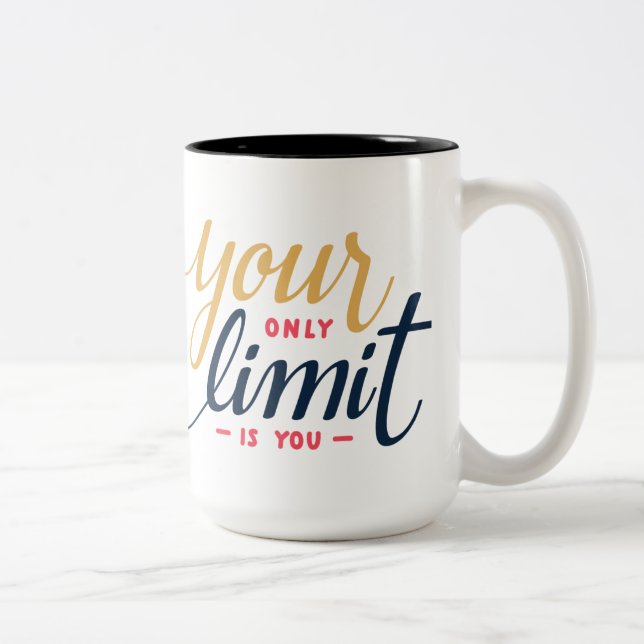 Taza de café inspiradora de las citas (Derecha)