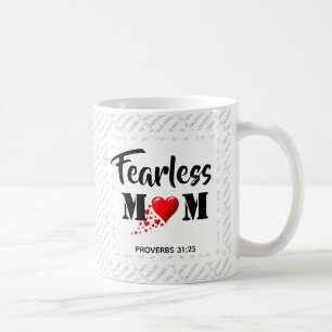 Taza De Café Inspiradora MAMÁ SIN MIEDO Prov. 31 Día de la Madr