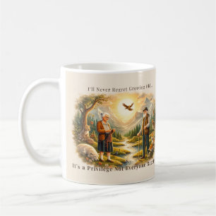 Taza de café inspiradora para la jubilación