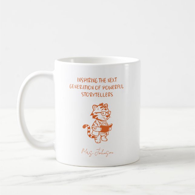 Taza De Café Inspirando a la próxima generación de poderosos na (Izquierda)