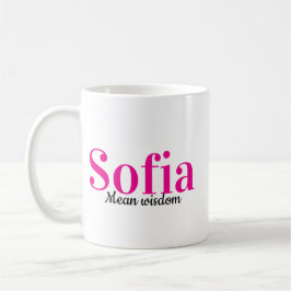 Taza De Café Inspirational Gift Personalized Name & Meaning Mug