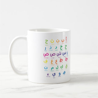 Taza De Café Inspire Arabic Learning: El hermoso arte alfabétic