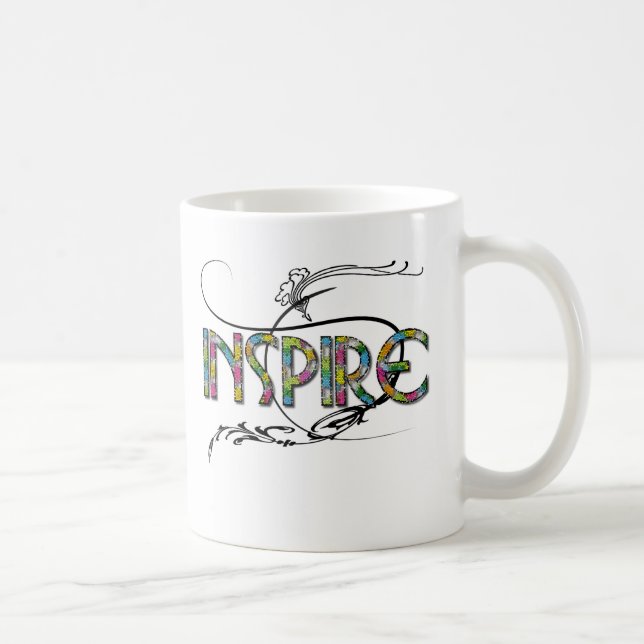 Taza De Café "Inspire" café Mug (Derecha)