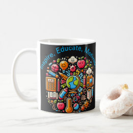 Taza De Café Inspire, educe y motive el café