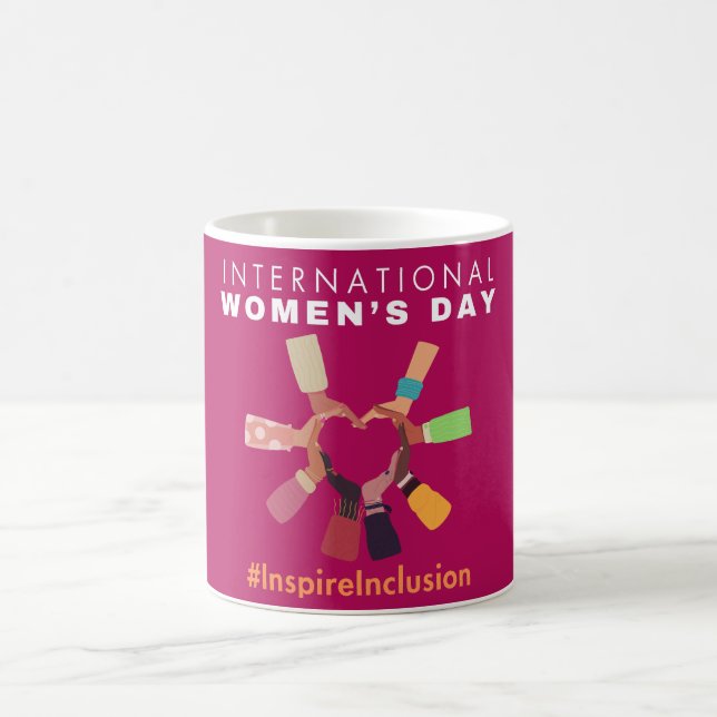 Taza De Café Inspire Inclusion International Women's Day (Centro)
