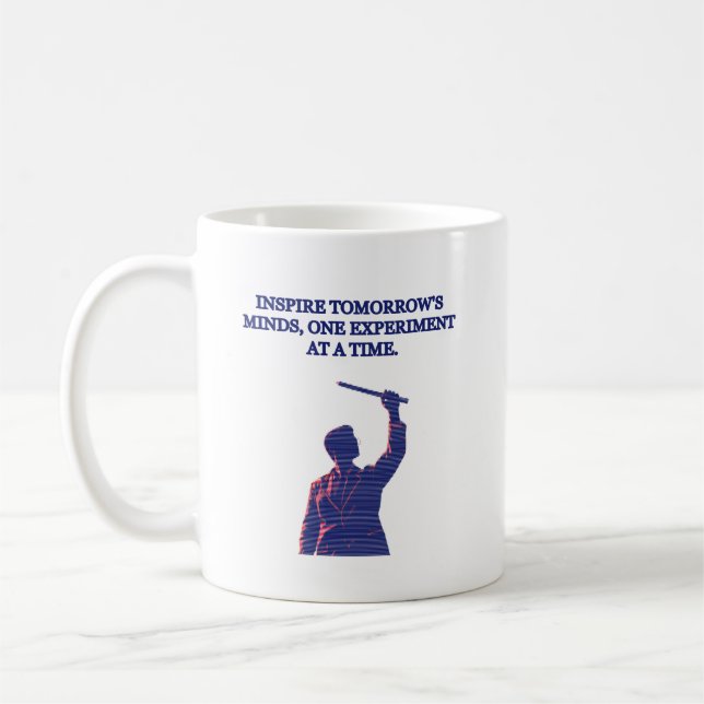 Taza De Café Inspire Tomorrow's Minds Science Teacher Design (Izquierda)