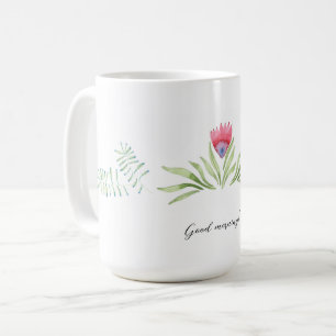 Taza De Café Inspiring Calm Morning Mug 