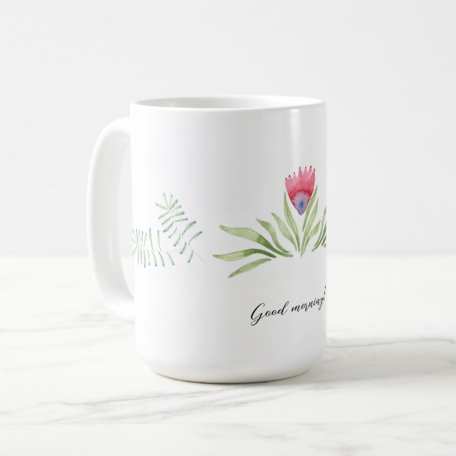 Taza De Café Inspiring Calm Morning Mug  (Anverso izquierdo)