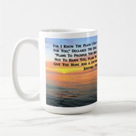 TAZA DE CAFÉ INSPIRING JEREMIAH 29:11 SUNRISE