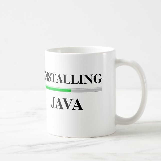 Taza De Café Instalación de Java (Derecha)