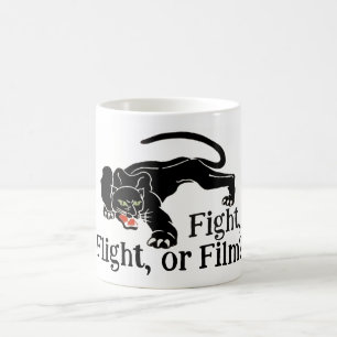 Taza De Café Instinto de supervivencia ¿Luchar, huir o filmar?