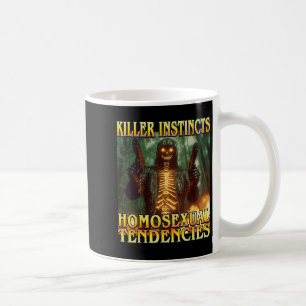 Taza De Café Instintos asesinos Tendencias Homoual - Funny Skel